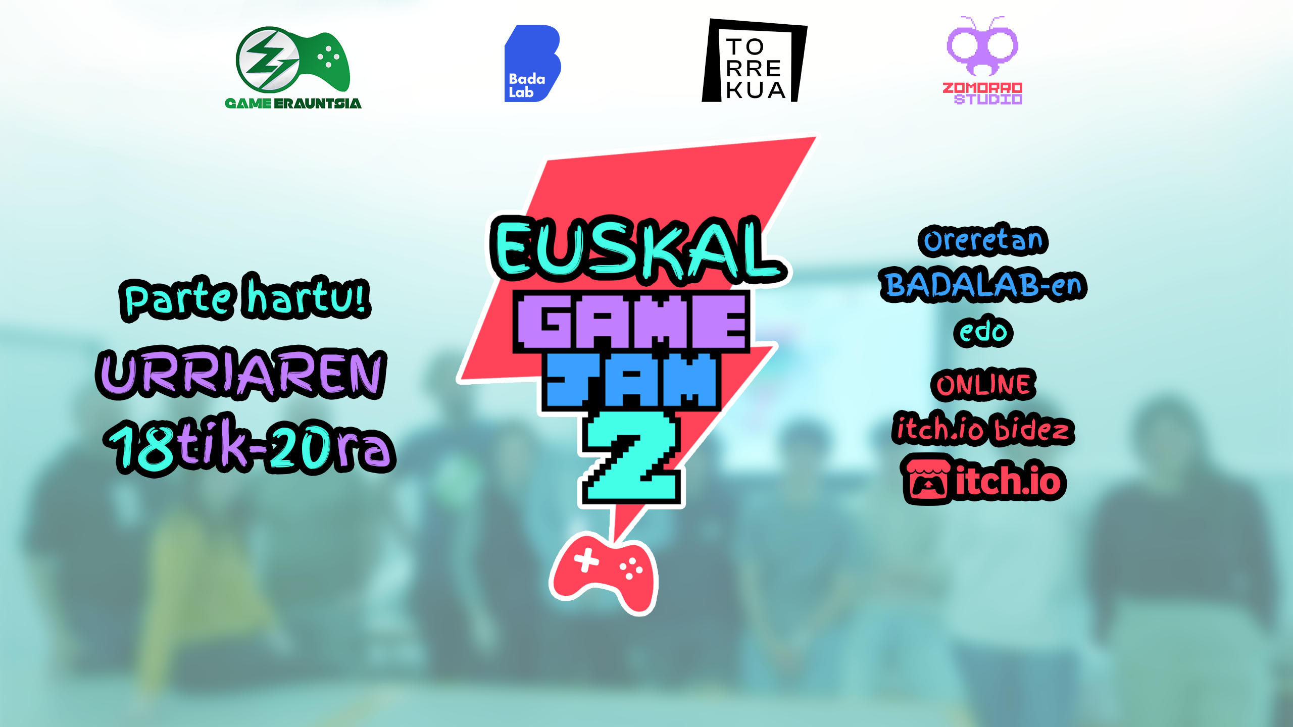 Euskal Game Jam topaketak bideojokoen sortzaileak elkartuko ditu Oreretan