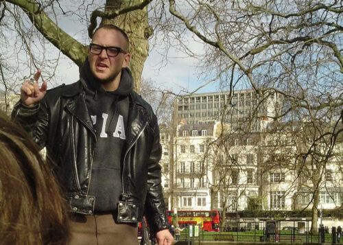 Cory Doctorow, Hizlarien txokoa, Hyde Park, Londres